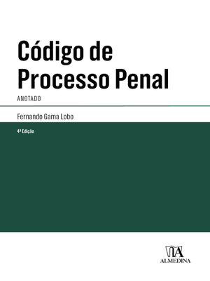 cover image of Código de Processo Penal--Anotado--4ª Edição